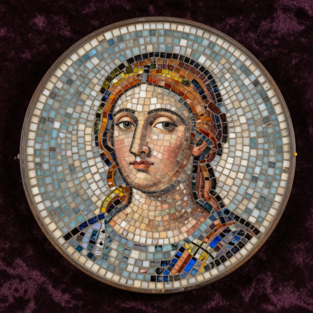 Классический портрет в технике микромозаика