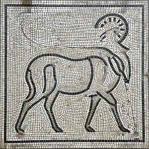 Classical Ram Mosaic Art – Opus Tessellatum