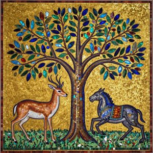 Бызантийская мозаика: мир и война