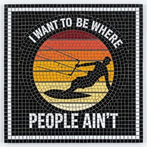 Мозаика «Хочу быть там, где нет людей» — Виндсерфинг