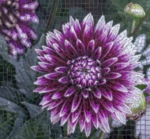 Мозаика «Пурпурная Георгина»