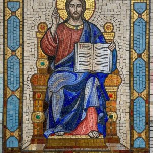 Мозаика Иисус Христос Пантократор 100×100 см