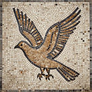 Flying Dove Mosaic Art – Custom Opus Tessellatum