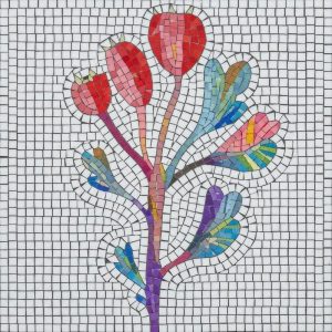 Мозаика «Цветное стилизованное растение»