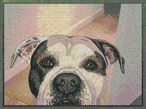 Мозаичный портрет собаки – Мозаика MELTI