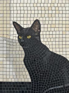 Мозаика «Черный кот» — Элегантное искусство