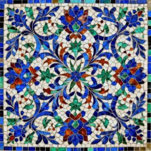 Florentine Floral Mosaic Art