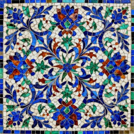 Florentine Floral Mosaic Art