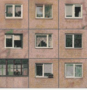 Мозаика «Окна города» — современный городской пейзаж