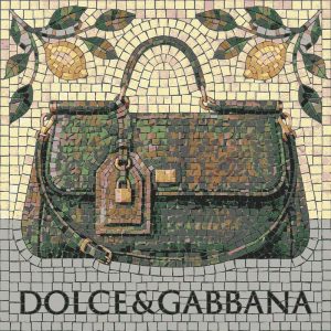 Dolce & Gabbana Luxury Bag Mosaic Art