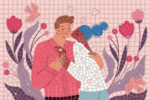 Классическая Мозаика: Нежное Обращение Сердец