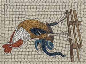 Живописная мозаика петуха: яркость и жизненная энергия