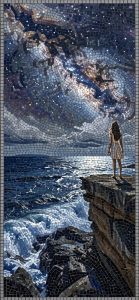 Классическая AI Мозаика Средний модуль 100×100 см