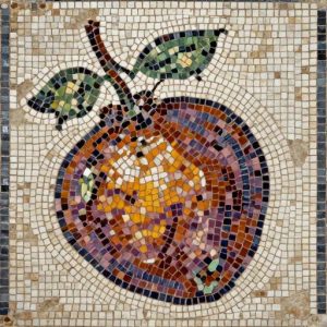 Handcrafted Pomegranate Mosaic Art – Opus Tessellatum