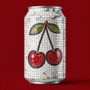 Modern Cherry Soda Can Mosaic Art – Opus Tessellatum