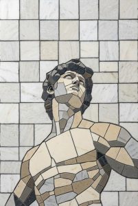 Мозаика «Классический образ» из натурального камня