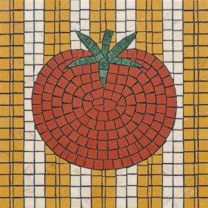 Ripe Tomato Mosaic Art – Classical Style