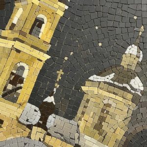 Мозаика «Архитектурный силуэт» в классическом стиле