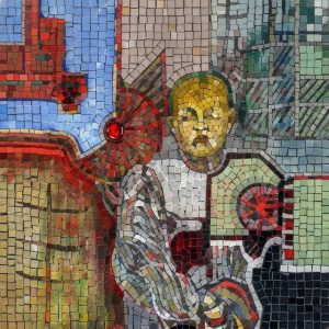 Мозаика «Средний модуль» — Футуристический портрет