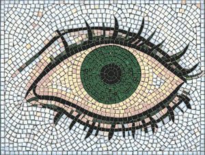 Мозаика «Зеленый глаз» — Ручная работа MELTI