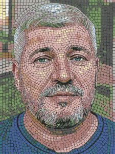 Мозаичный портрет мужчины с бородой | MELTI