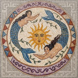 Мозаика «Солнце и Русалки»