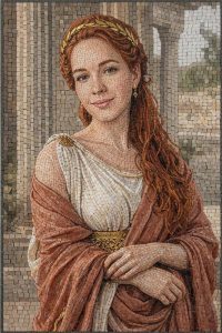Мозаика «Античная красавица» — 60×90 см