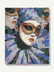 Venetian Masquerade Mosaic Art