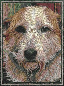 Мозаика «Портрет собаки» — Коллекция MELTI