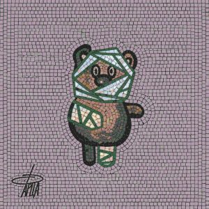 Мозаика «Раненый мишка» — MELTI