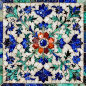 Флорентийская мозаика «Цветочный орнамент»