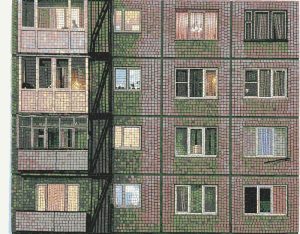 Мозаика «Городской фасад» — Жилой дом