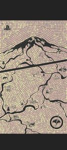 Мозаика «Горный пейзаж» в стиле MELTI