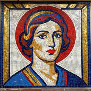 Советская мозаика: Портрет женщины