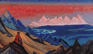 Solitude in the Mountains – Mosaic Art