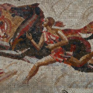 Классическая мозаика: Всадник на коне