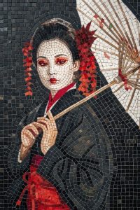 Мозаика «Японская гейша»