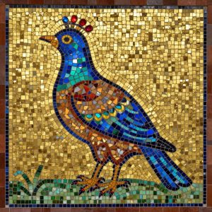 Картина Мозаика: Жар-Птица Размер 100×100 см