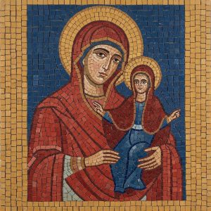 Мозаика «Богоматерь с Младенцем» — Классический стиль
