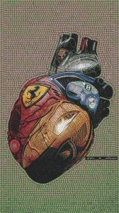 Мозаика «Сердце Автомобилиста» — Страсть к Скорости