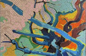 Abstract Mosaic Art ‘Fluid Energy’