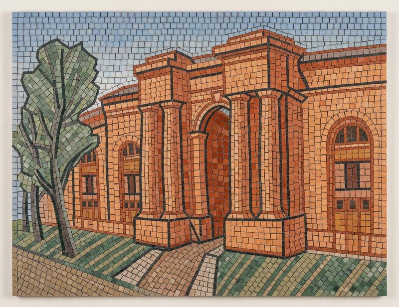 Классический мозаичный пейзаж