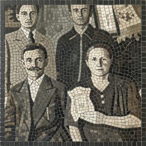 Классический семейный портрет в мозаике