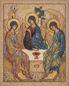 Мозаика «Святая Троица» — Ручная работа MELTI