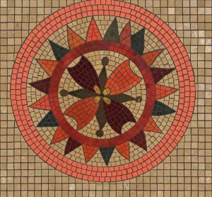 Абстрактный Геометрический Мозаичный Цветок