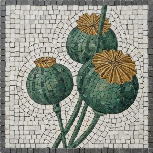 Мозаика «Коробочки мака»