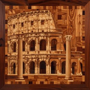 Мозаика Римского Колизея в стиле Маркетри