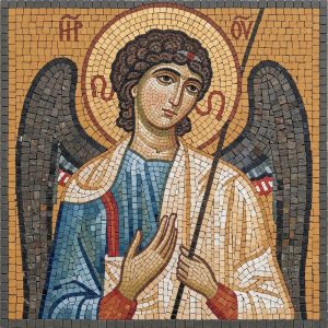 Мозаика «Ангел» в византийском стиле