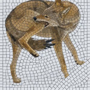 Golden Fox Mosaic Art – Classical Style