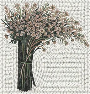 Мозаика «Букет цветов» — Элегантность и нежность